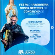 Confira a programação da Festa Social da Padroeira Nossa Senhora da Conceição!