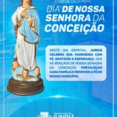 Hoje celebramos o Dia da nossa padroeira, Nossa Senhora da Conceição.