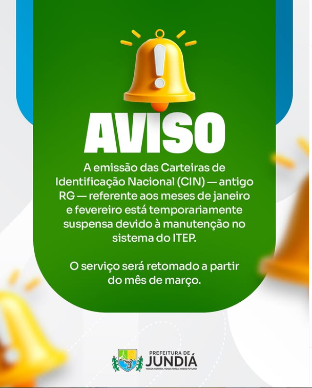 AVISO IMPORTANTE 