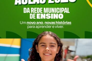 Segunda-feira é dia de Volta às Aulas na Rede Municipal!