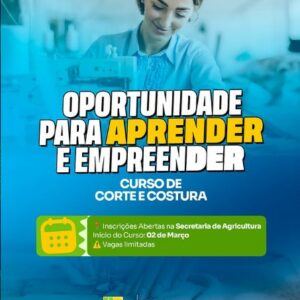 Oportunidade para aprender e empreender!