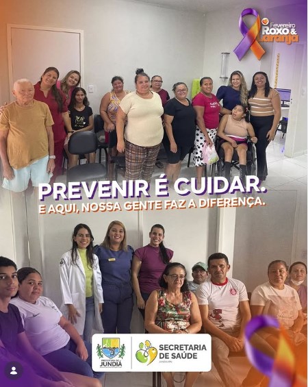 Fevereiro Roxo e Laranja: informação que cuida!