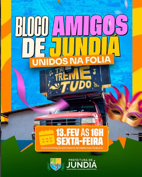 É tempo de alegria e muita folia!