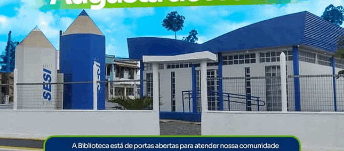 A Biblioteca Brasilina Augusta de Freitas está de portas abertas! A Biblioteca Brasilina Augusta de Freitas está de portas abertas!