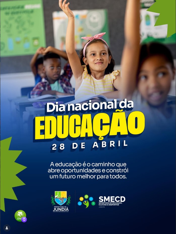 Hoje celebramos o poder que transforma vidas: a educação.