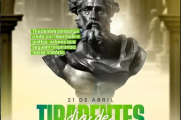 Hoje, 21 de abril, celebramos o Dia de Tiradentes
