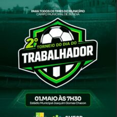 Vem aí o 2º Torneio do Dia do Trabalhador!