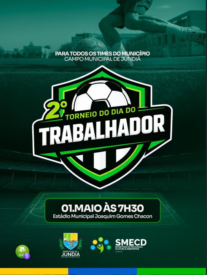 Vem aí o 2º Torneio do Dia do Trabalhador!
