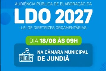PARTICIPE DA AUDIÊNCIA PÚBLICA DA LDO 2027!