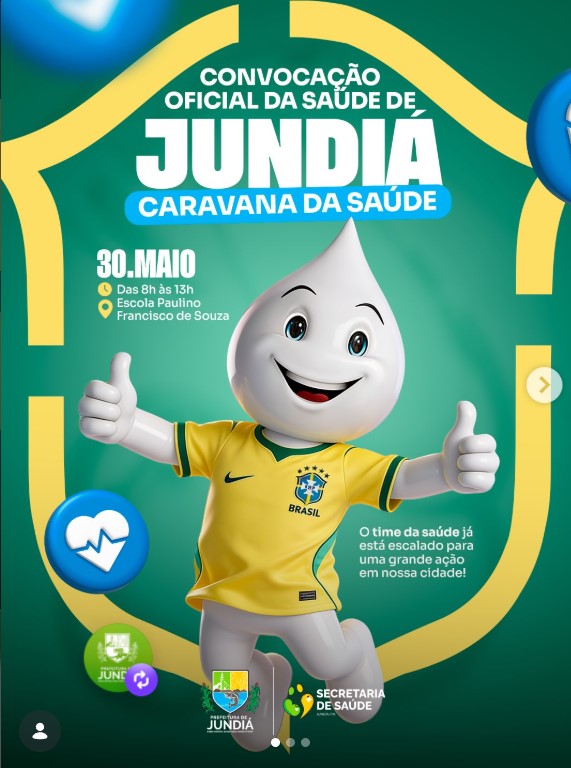 A saúde de Jundiá entrou em campo por você!