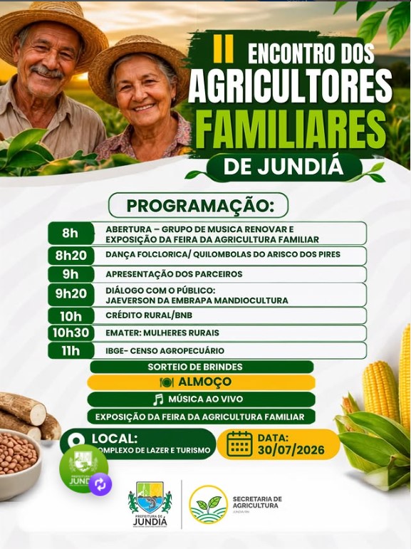 Amanhã temos um encontro marcado com quem faz Jundiá crescer!