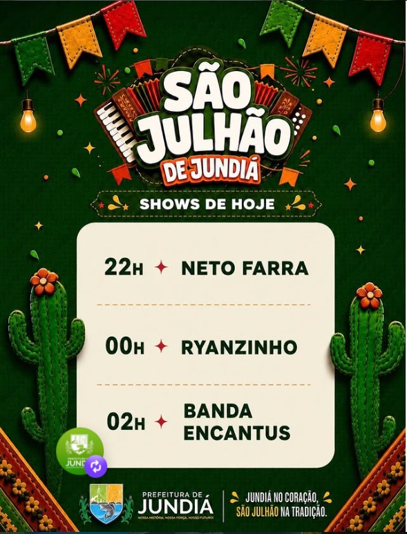 É hoje! O terceiro e último dia do São Julhão de Jundiá! 