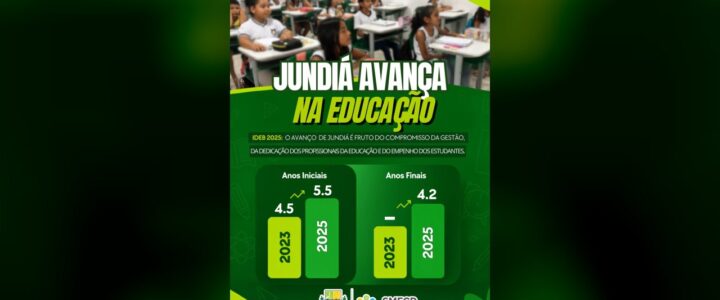 JUNDIÁ AVANÇA NA EDUCAÇÃO!
