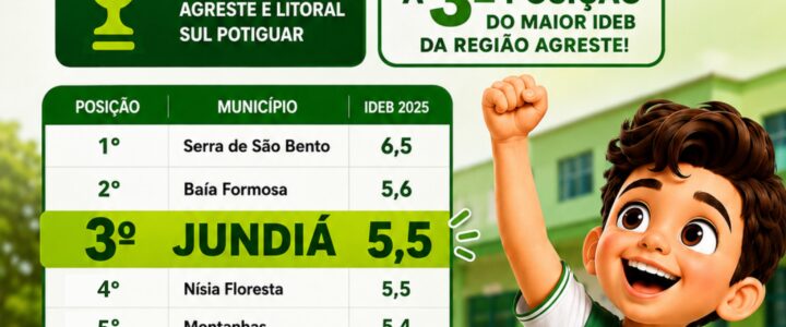 Jundiá é destaque na educação do Agreste!