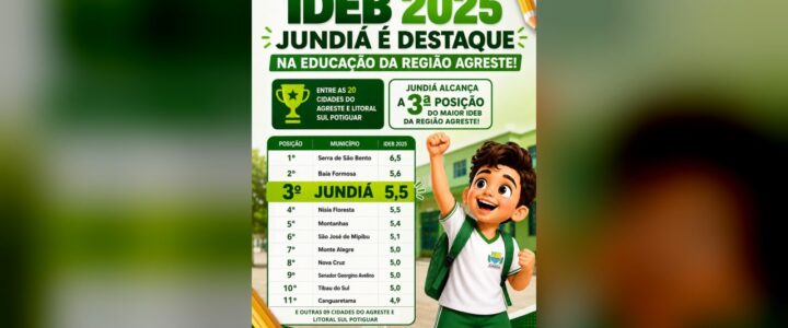 Jundiá é destaque na educação do Agreste!