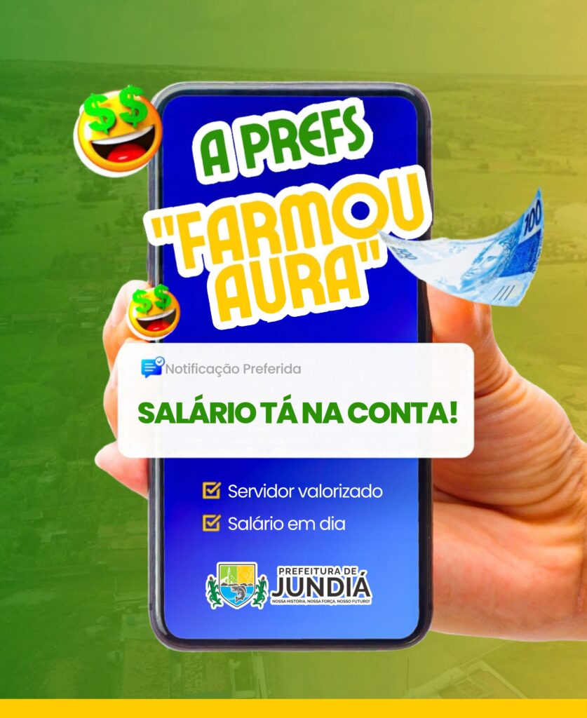 SALÁRIO NA CONTA!