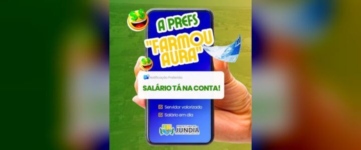 SALÁRIO NA CONTA!