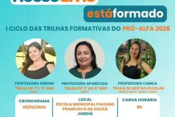Nosso time está formado!